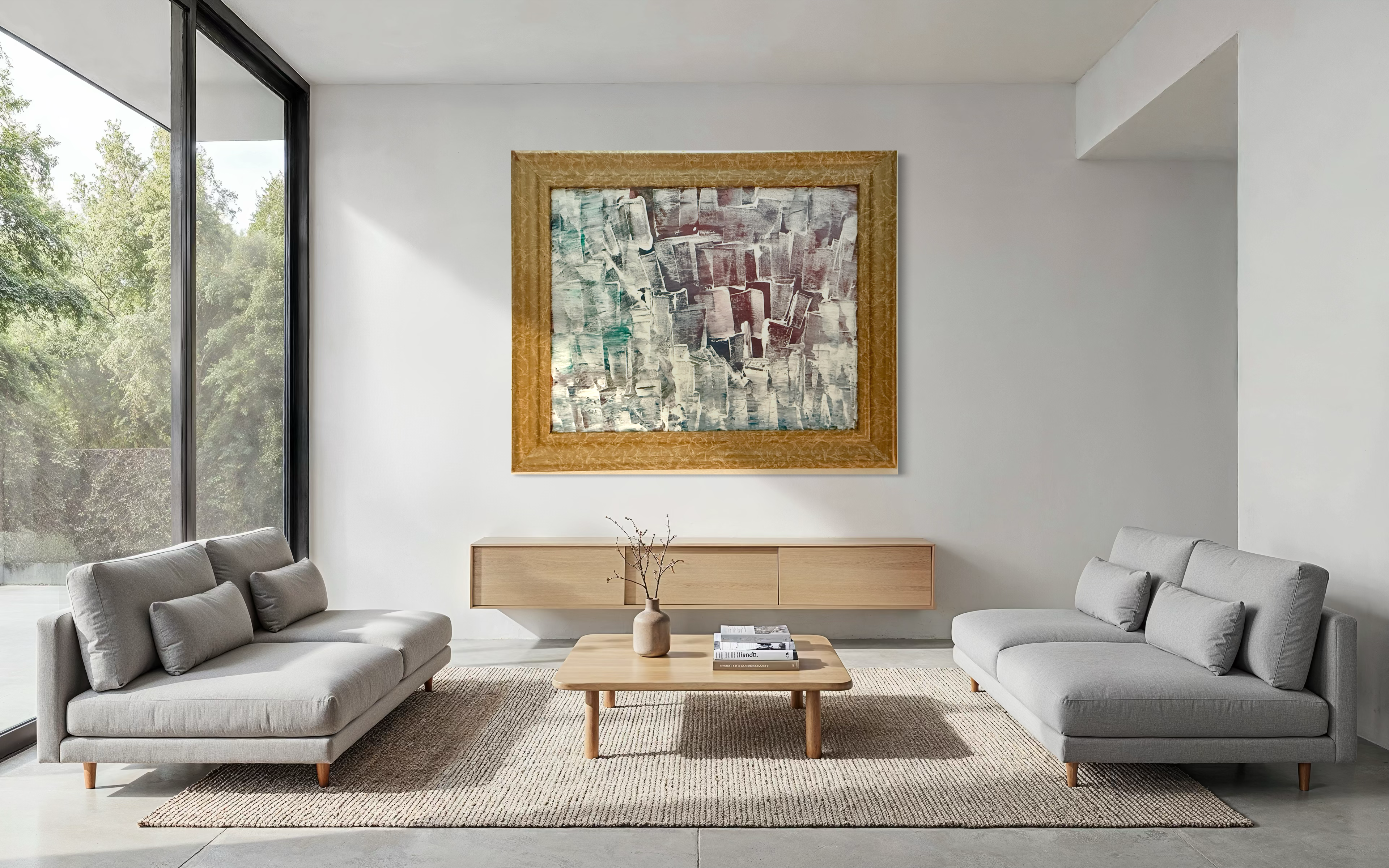 Whispers in Stone — A One-of-a-Kind Original Abstract Canvas