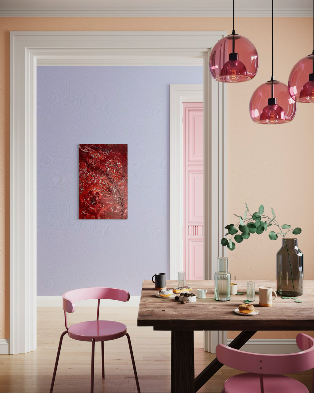 The Crimson Covenant: Unfailing Grace Original Painting