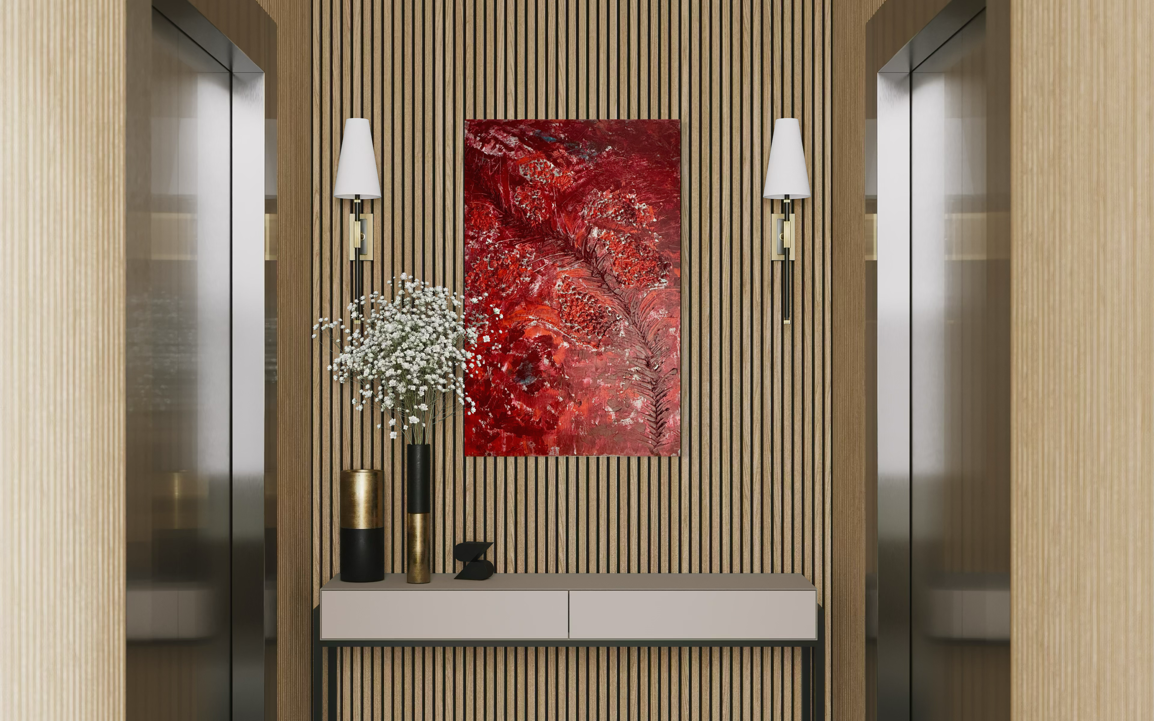 The Crimson Covenant: Unfailing Grace Original Painting