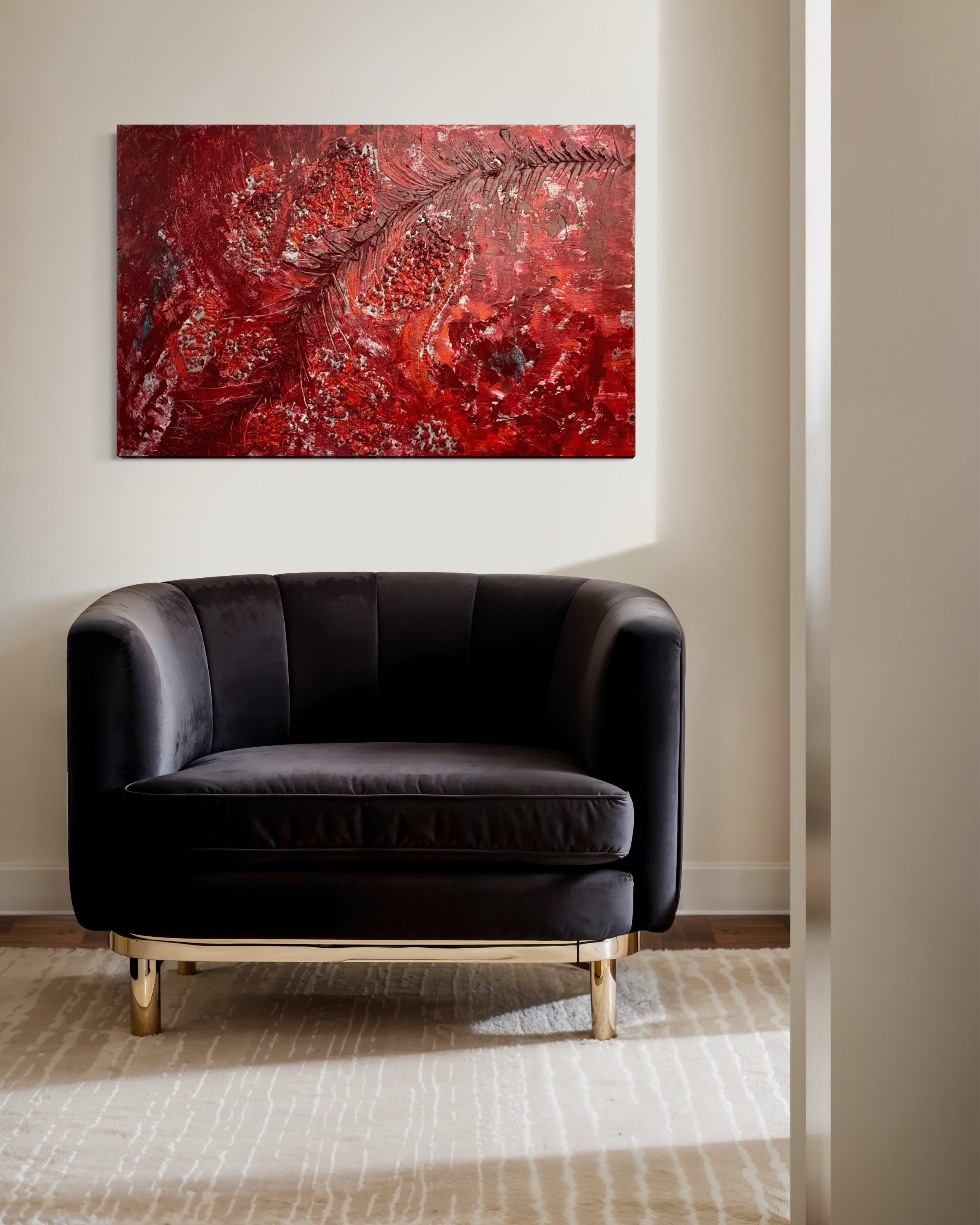 The Crimson Covenant: Unfailing Grace Original Painting