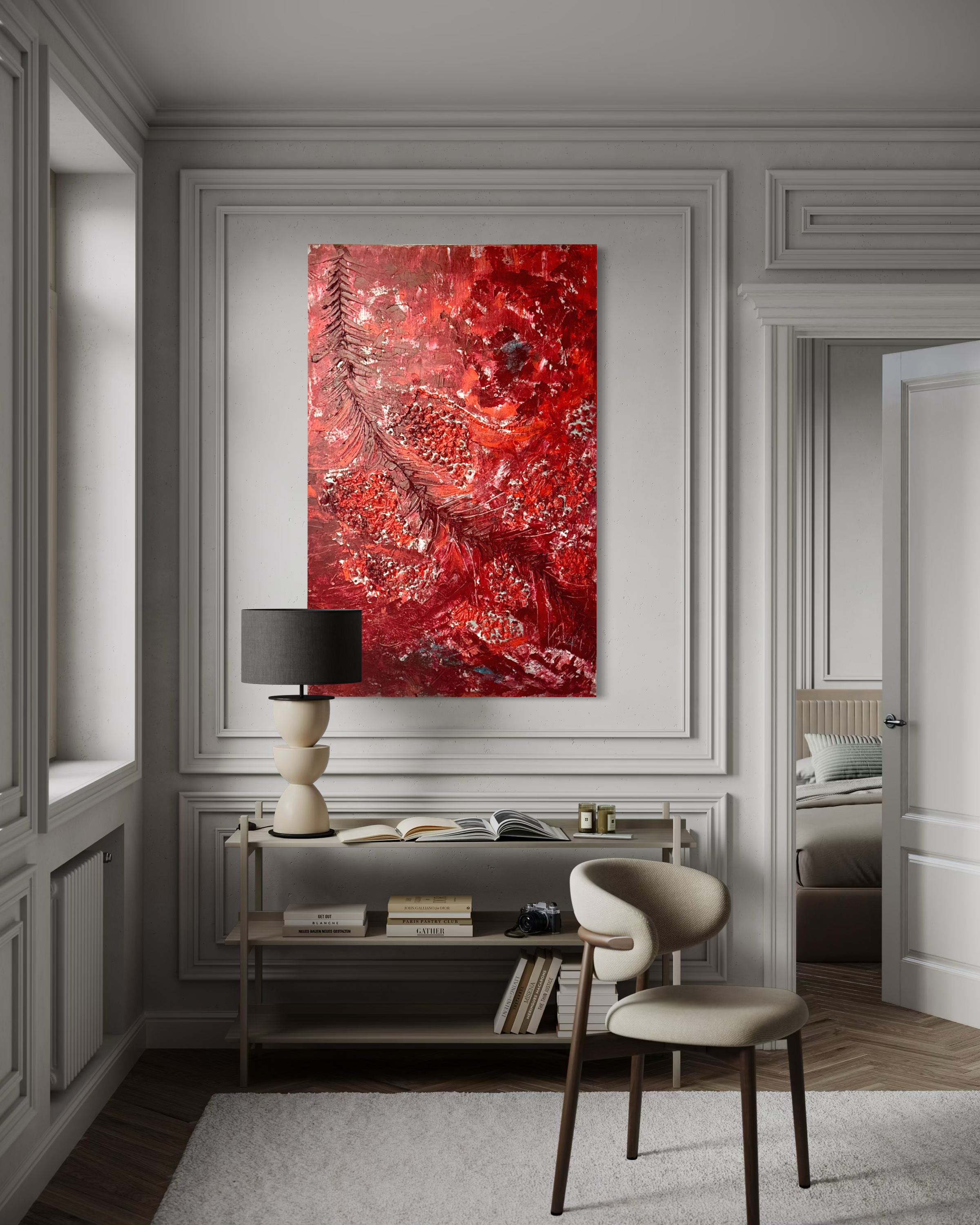 The Crimson Covenant: Unfailing Grace Original Painting