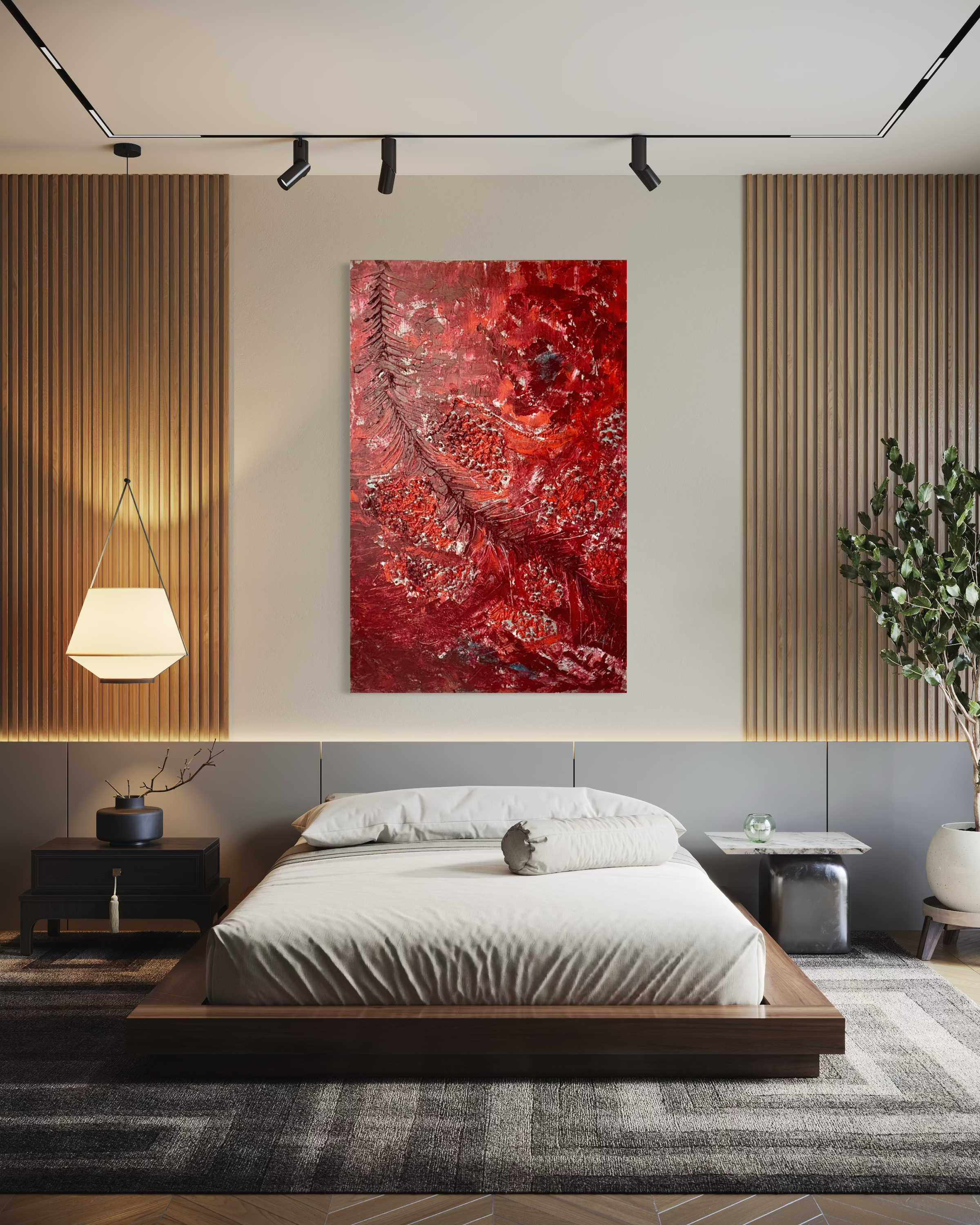 The Crimson Covenant: Unfailing Grace Original Painting