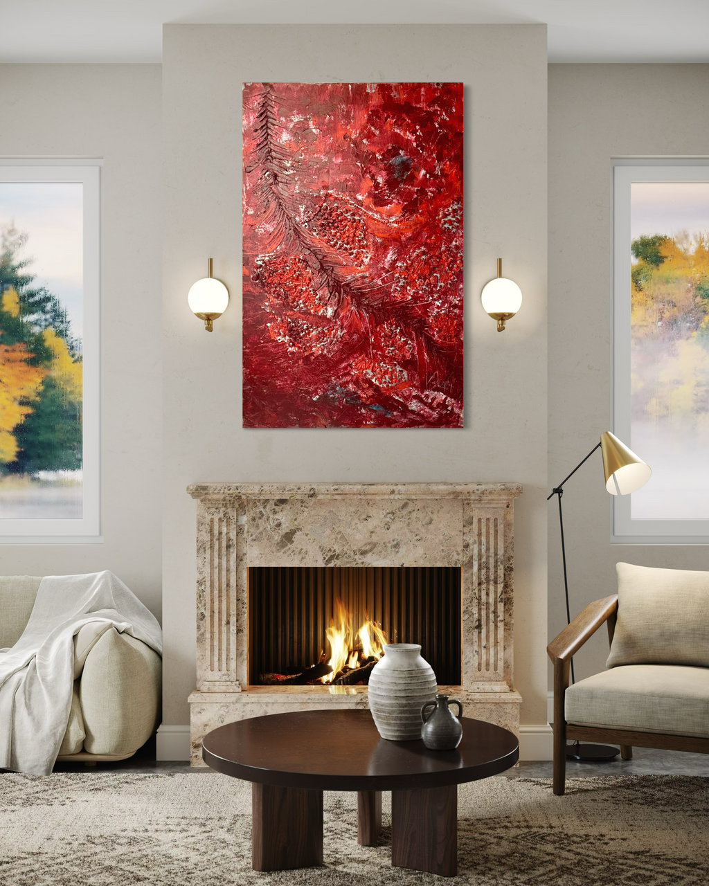 The Crimson Covenant: Unfailing Grace Original Painting