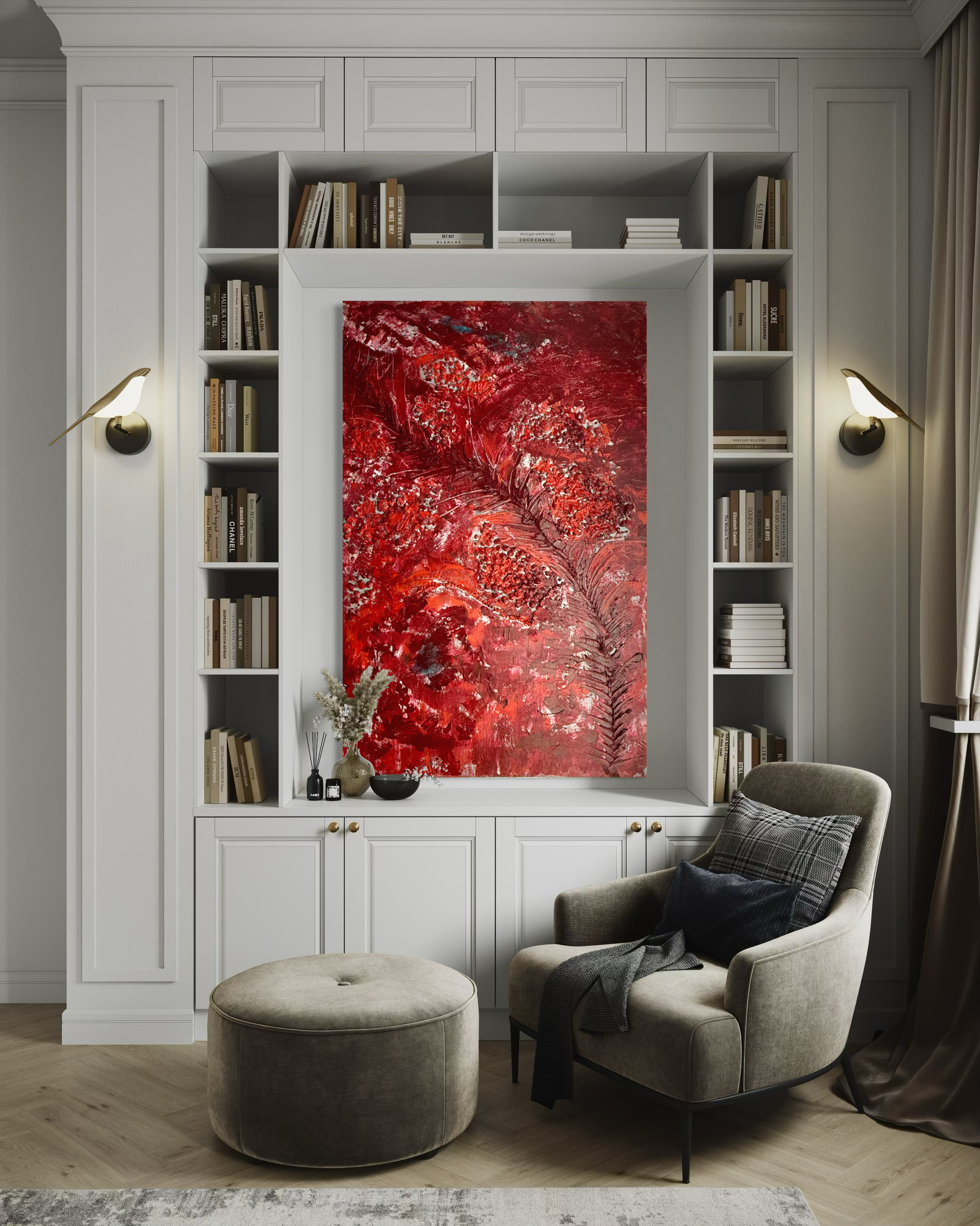 The Crimson Covenant: Unfailing Grace Original Painting