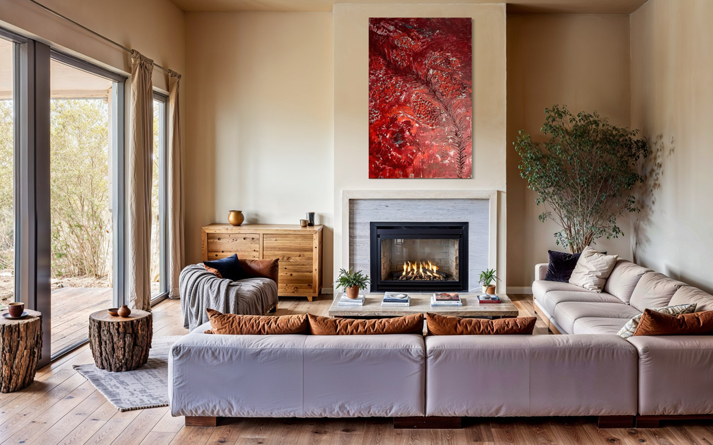 The Crimson Covenant: Unfailing Grace Original Painting